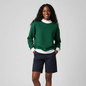 Sweat-shirt à col montant bicolore en coton 100% tricoté imprimé avec un motif brodé pour femmes Psi Sigma Phi, vêtements de sororité, hiver - Product Image 5