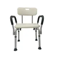 Переносной алюминиевый стул с ручками для пожилых и инвалидов