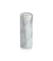 Elegante Juego de Saleros y Pimenteros de Mármol Beige con Bandeja de Madera para Decoración de Mesa de Comedor y Cocina, Precio de Mayoreo en Oferta