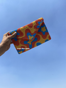 Mới đến của phụ nữ thiết kế handmade đính cườm ly hợp đầy màu sắc tùy chỉnh thời trang Crossbody Túi mô hình hình học bán buôn - Product Image 3