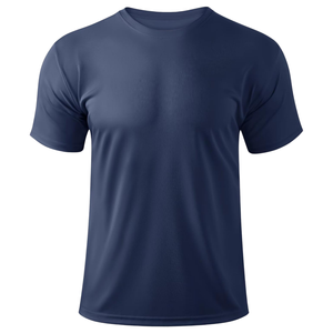 High Quality Custom Printed Embroidered Logo Men's Summer Solid Short Sleeve <b>Tshirt</b> Comfortable Breathable 100% Cotton Top - Product Image 4