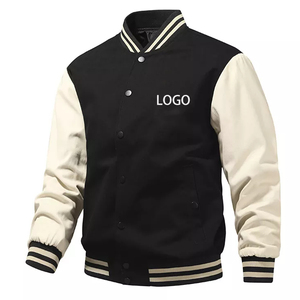 Chaqueta Varsity Impermeable Personalizable para Hombre, con Cuello Alto y Recubrimiento Moderno, Gran Venta 2024 - Product Image 1