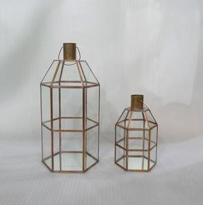 Contenedor de velas doradas de Metal de lujo, terrario, planta suculenta, luz de almacenamiento, caja de exhibición de lujo, vidrio de Metal/soporte de luz en T votiva - Product Image 6