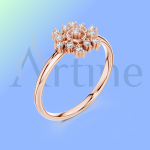 18K Trendy <b>Adjustable</b> <b>Ring</b> for women - Product Image 1