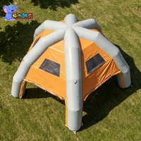 Tente araignée gonflable personnalisée en PVC, auvent promotionnel pour l'activation de marque, événements en plein air, expositions et présentations commerciales