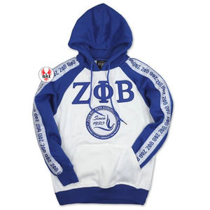 Sudadera con Capucha de Forro Polar para Mujer con Bordado de la Hermandad Zeta Phi Beta |   Sudadera con Capucha de Felpa de Poliéster y Algodón para Mujer, Bordada con el Logotipo de la Hermandad ZPB - Product Image 1