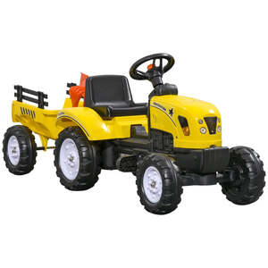 Tracteur jouet à enfourcher avec remorque pour enfants, accessoire de jeu pour enfant - Product Image 1