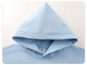 Sudadera con Capucha de Felpa Francesa Personalizada de Estilo Urbano, con Hombros Caídos, Diseño Liso, Colores Modernos de Invierno - Product Image 2