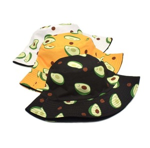 Chapeau Seau Réversible Unisexe sur Mesure en Denim, Marque Privée, Motif Argyle Compactable en Velours, Dessin Animé Noir pour Voyage - Product Image 3