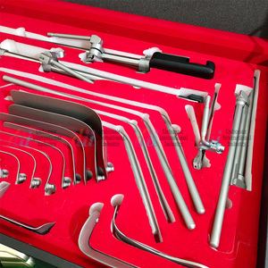Ensemble complet de rétracteurs manuels Thompson en acier inoxydable pour chirurgie générale, système de rétracteurs hépatiques pour chirurgie abdominale, certifié CE - Product Image 2