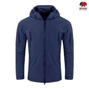 Veste Softshell sur mesure pour homme, fermeture éclair, tissu confortable et respirant avec logo personnalisé - Product Image 5