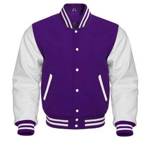 Chaquetas universitarias de moda para hombre, manga de cuero, ajustada, béisbol universitario, Letterman, abrigo de bombardero, ropa para hombre, chaqueta para hombre - Product Image 6