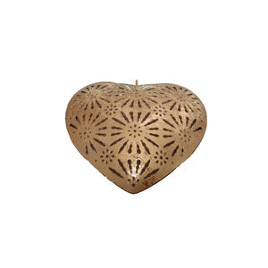 Haute qualité fer métal suspendu coeur mur décoratif cuivre couleur coeur pour la maison et la décoration de noël à la main - Product Image 1