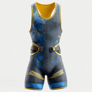 Singlet de lutte en sublimation pour jeunes lycéens, en spandex, petit singlet de lutte en spandex, hauts de lutte pour garçons, singlet avec nom d'équipe - Product Image 6