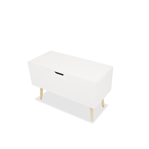 หน้าอกของเล่นสีขาว OEM และ ODM หีบของเล่นไม้สีขาว - Product Image 3