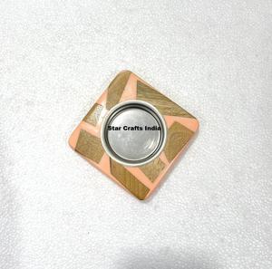 Brûleur d'encens en résine époxy de luxe Dukhoon Mubkhar Design en bois naturel pour les rituels de parfum d'intérieur religieux et les cadeaux du Ramadan - Product Image 1