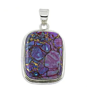 "925 <b>Silver</b> Diamond Pendant <b>Charm</b> for Women with Gold Plating" - Product Image 2