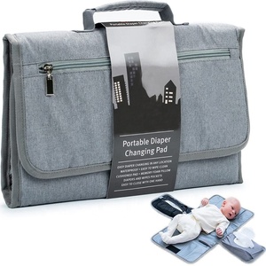 Matelas à langer portable pour bébé, OEM Chine, vente en gros, station de change étendue, imperméable, pliable, pour nouveau-né, pour voyage - Product Image 1