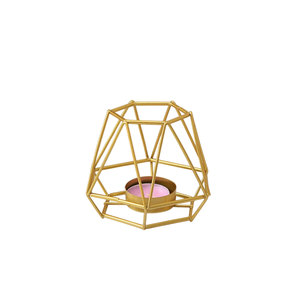 Popular Brass Metal Gold Round <b>Tea</b> <b>Light</b> <b>Candle</b> Holder for Ramadan EID Home <b>Lights</b> Decoration Tealight Holder - Product Image 4