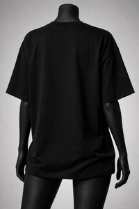 Women's Black <b>Gothic</b> <b>T</b>-<b>Shirt</b> Short Sleeve Crew Neck Purple Hands Print Loose Fit Jersey Cotton All Seasons Regular Style - Product Image 2