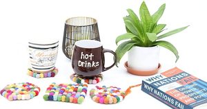 Dessous de verre de table en feutre Tapis et coussinets élégants pour protéger les meubles des gouttes et des déversements Vaisselle Dessous de verre Design décoratif - Product Image 3