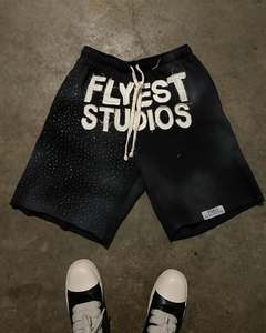 กางเกงขาสั้นผู้ชายเอวกลางผ้าฝ้ายคุณภาพสูงขายดี ระบายอากาศได้ดี เหมาะสำหรับออกกำลังกายและสวมใส่ลำลอง ลายเรียบ ขายดี - Product Image 2