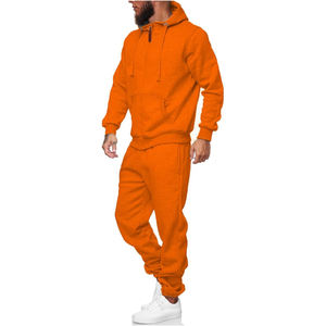 Trajes de chándal para hombre más vendidos Ropa de calle ligera de moda para invierno Patrón sólido MOQ bajo para venta en línea - Product Image 1