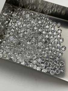 เพชรมนตรา1กะรัตเพชรเม็ดกลมแท้ขัดเงาสีขาวแบบหลวม F G สีเทียบกับความบริสุทธิ์ตามธรรมชาติและยังไม่ผ่านกระบวนการ - Product Image 4