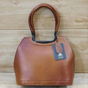 Sac à main de luxe en cuir véritable marron foncé, sac de créateur, sac fourre-tout en cuir véritable pour femmes, article cadeau - Product Image 1