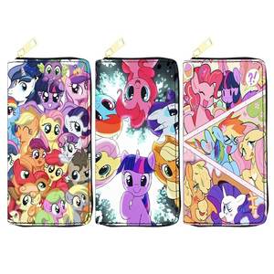 Portefeuilles pour femmes de style coréen My Little Ponies, portefeuilles longs vintage pour femmes, portefeuille à rabat RFID bloquant en cuir PU pour femmes - Product Image 6