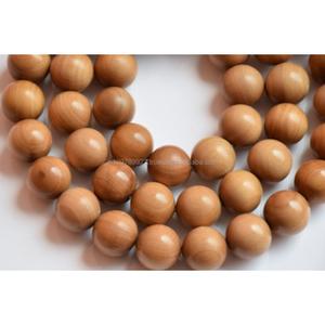 Premium Natural Sandalwood Mala Beads Necklace 108 Beads Handmade Prayer Mala for Meditation Chakra Balancing 50+ Years <b>Sweet</b> - Product Image 3