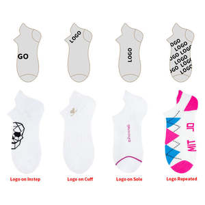 OEM 2026 Chaussettes de sport personnalisées pour jeunes, hauteur cheville, amorties, respirantes, antibactériennes, écologiques, 100% coton, anti-humidité - Product Image 3