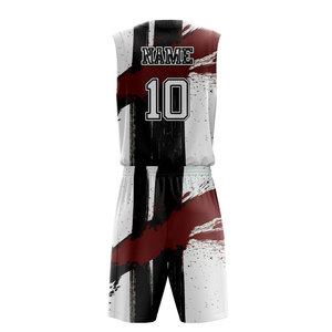 Trending Sublimation Basketball Uniform 100% Polyester Breathable Fabric Lightweight <b>Set</b> - Product Image 2