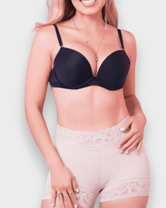 Pantalones cortos de plástico de encaje a la cadera Fajas colombianas pecho abierto moldeador de alta compresión aplanar <span class=keywords><strong>Abdomen</strong></span> Control de barriga fajas cintura - Product Image 5