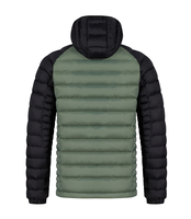 Ventes en gros de manteaux d'hiver rembourrés en duvet brillant pour hommes avec capuche, tissu respirant, manches longues, épais et chauds, vestes à bulles pour hommes