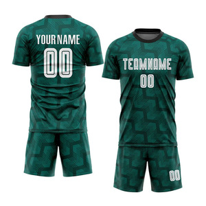 Maillots de football personnalisés de qualité supérieure, service OEM 2025, ensembles de maillots de football personnalisés, 100% polyester, logo personnalisé, extensible et à séchage rapide - Product Image 6