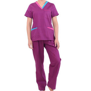 ชุดยูนิฟอร์มโรงพยาบาลแบบใหม่ปี 2025 ชุดยูนิฟอร์มพยาบาลแบบ unisex ชุดสครับแห้งเร็ว ชุดสองชิ้น เสื้อและกางเกง สำหรับพยาบาล แฟชั่น OEM - Product Image 3