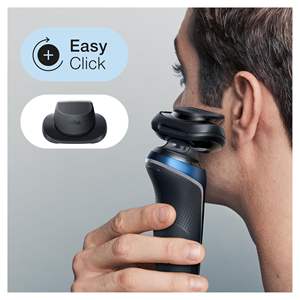 Rasoir Électrique Humide/Sec SmartCare pour Hommes, Étanche IPX7, Rechargeable, Rotatif, Sans Fil, Rasoir Facial avec Fonctionnalités de Remplacement - Product Image 4