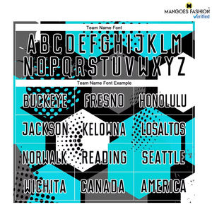 Camiseta de Fútbol Sublimada Personalizada en Azul Claro y Azul Marino, Ropa Deportiva de Moda para Equipos de Club - Product Image 6