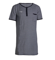 Pyjama Homme Confortable et Abordable à Manches Courtes 100% Coton Tricoté Thermique Respirant avec Logo Personnalisable et Design Uni
