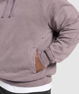 เสื้อฮู้ดผ้าฝ้ายสำหรับผู้ชายเสื้อฮู้ดดี้100% ออกแบบได้ตามต้องการสำหรับฤดูหนาวพิมพ์ลายดิจิตอลแบบลำลอง - Product Image 2