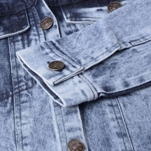 Precio al por mayor nuevas chaquetas vaqueras de moda para mujer, ropa de invierno transpirable de talla grande para mujer, Chaquetas vaqueras ajustables para mujer - Product Image 5