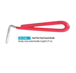 Herramienta de selección de gancho de metal con mango de vinilo duradero, selección de gancho para el cuidado de caballos con agarre antideslizante, herramienta de selección de gancho de herrador - Product Image 6