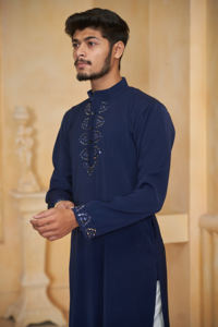 Midnight Elegance diseñador kurta - Product Image 5
