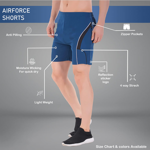 Shorts de sport en toile respirants et écologiques pour hommes, motif uni, avec poche - Prix de gros - Product Image 6