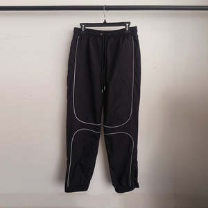 Chándal cortavientos personalizado de 2 piezas, chaqueta de pierna recta para hombre, conjunto de chándal holgado de poliéster deportivo de alta calidad para hombre - Product Image 6