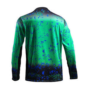 Venta al por mayor de Jersey de pesca sublimación personalizada secado rápido ropa de pesca Impresión digital camisas de gran tamaño Upf50 + camisas de pesca - Product Image 6