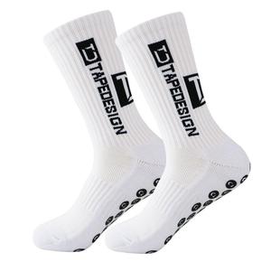 Fabricant OEM Design personnalisé Logo Chaussettes de sport antidérapantes Crew Chaussettes de football antidérapantes pour hommes - Product Image 2