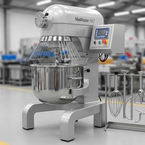 Mélangeur planétaire électrique professionnel, bol en acier inoxydable, 3 vitesses, pour la pâte à pain, la crème, la pâte, le mélange, 20L/30L/40L - Product Image 2