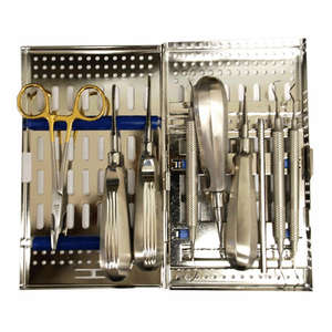 Set di Strumenti Chirurgici Veterinari per Estrazione Dentale, in Acciaio Inossidabile, Certificato CE, con Fonte di Alimentazione Manuale per Lussazione - Product Image 1